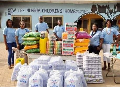 Donation to Nungua orphans